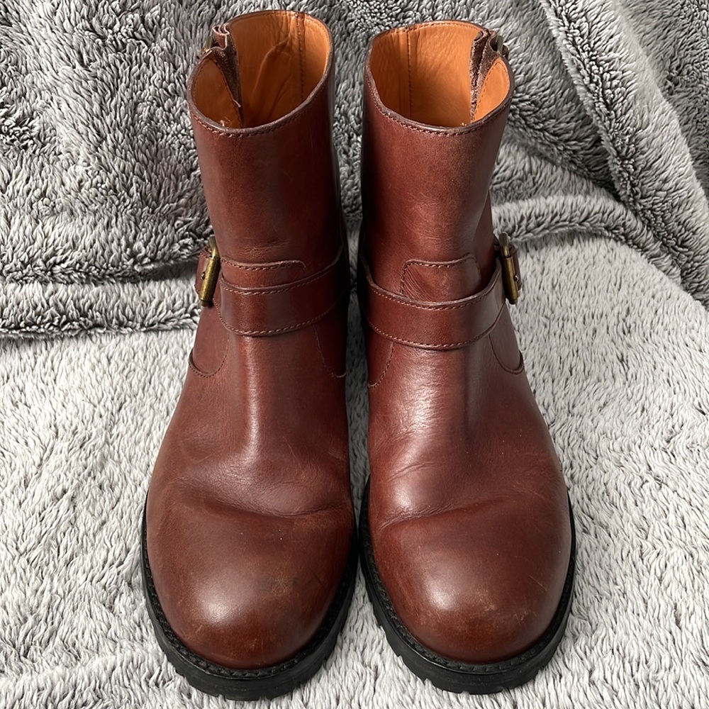 Marc by Marc Jacobs Brown Chunky Heel Boots - Picture 5 of 7